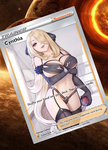 CYNTHIA GX EX VMAX  POKEMON CARD TRAINER CARD