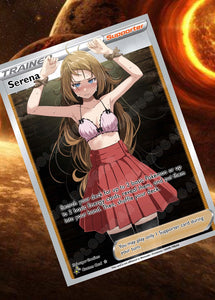 SERENA GX EX VMAX  POKEMON CARD TRAINER CARD