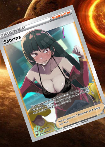 SABRINA GX EX VMAX  POKEMON CARD TRAINER CARD