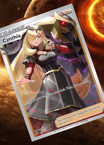 CYNTHIA GX EX VMAX  POKEMON CARD TRAINER CARD