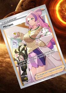 MIRIAM GX EX VMAX  POKEMON CARD TRAINER CARD