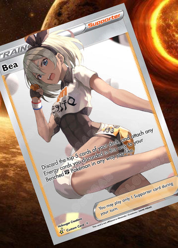 BEA GX EX VMAX  POKEMON CARD TRAINER CARD