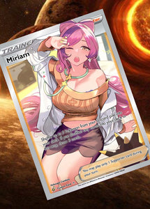 MIRIAM GX EX VMAX  POKEMON CARD TRAINER CARD