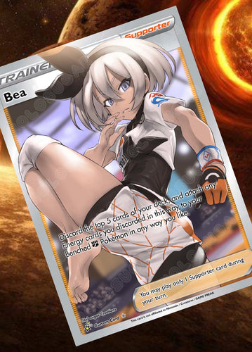 BEA GX EX VMAX  POKEMON CARD TRAINER CARD