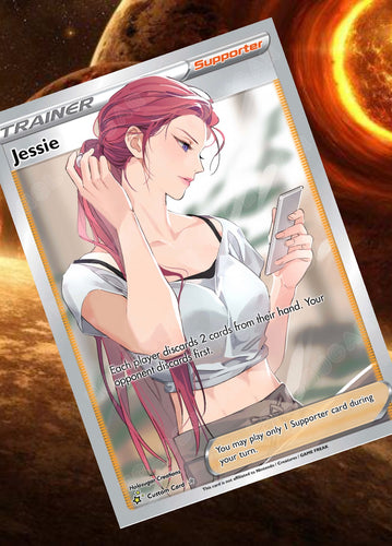 JESSIE GX EX VMAX  POKEMON CARD TRAINER CARD