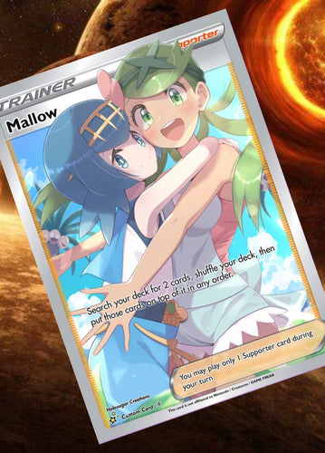 MALLOW GX EX VMAX  POKEMON CARD TRAINER CARD