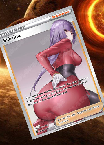 SABRINA GX EX VMAX  POKEMON CARD TRAINER CARD