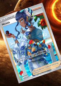 NESSA GX EX VMAX  POKEMON CARD TRAINER CARD