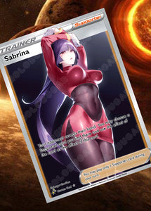 SABRINA GX EX VMAX  POKEMON CARD TRAINER CARD