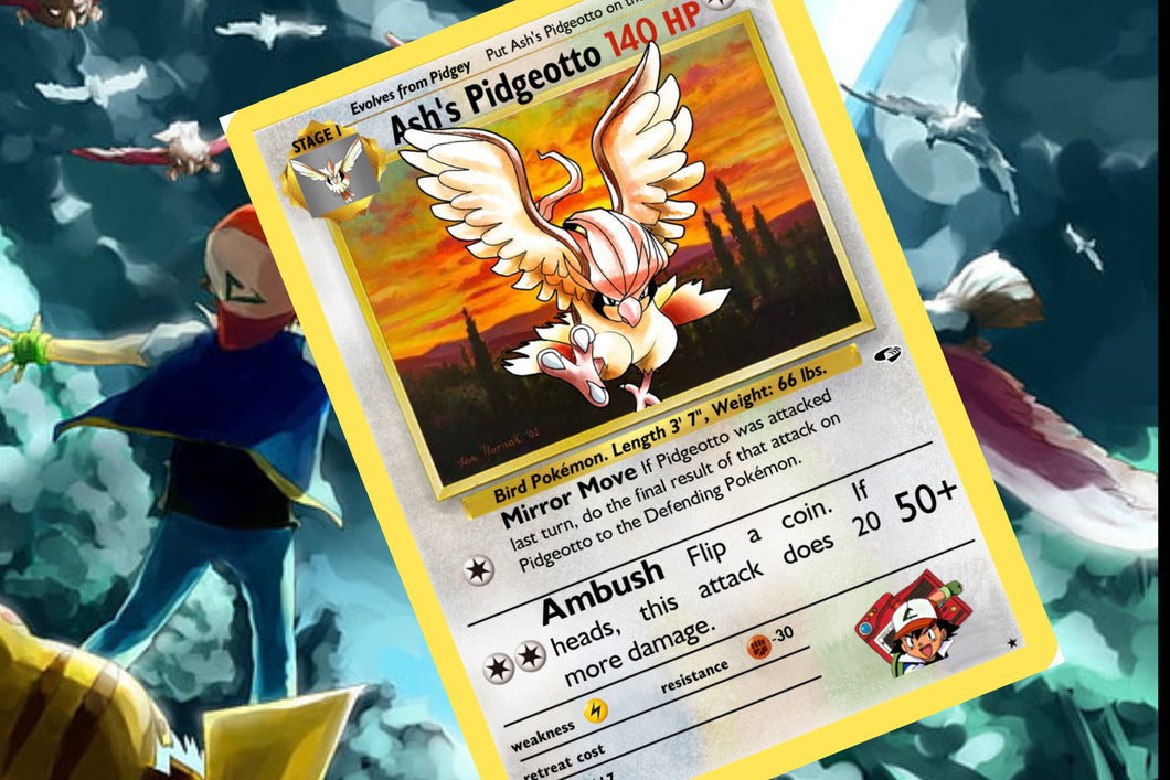 <transcy>ASH KETCHUM GX EX VMAX POKEMON-KARTE</transcy>