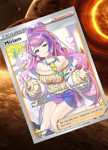 MIRIAM GX EX VMAX  POKEMON CARD TRAINER CARD