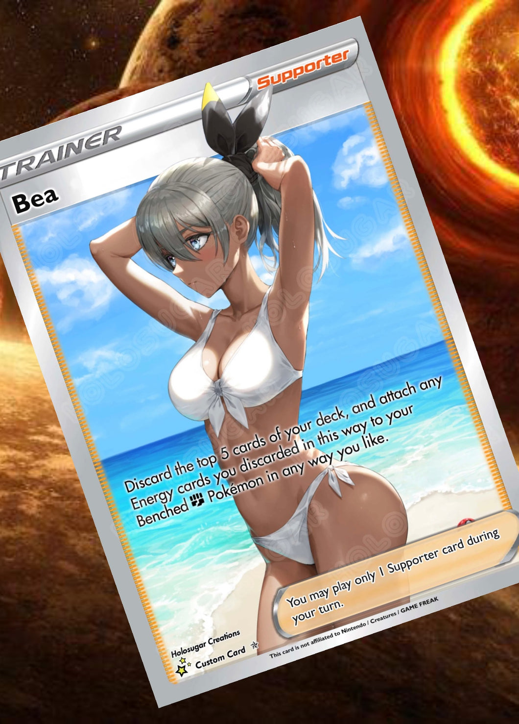 BEA GX EX VMAX  POKEMON CARD TRAINER CARD