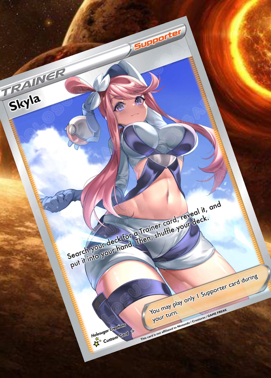 SKYLA GX EX VMAX  POKEMON CARD TRAINER CARD