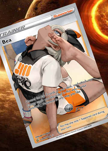 BEA GX EX VMAX  POKEMON CARD TRAINER CARD