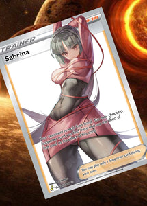 SABRINA GX EX VMAX  POKEMON CARD TRAINER CARD