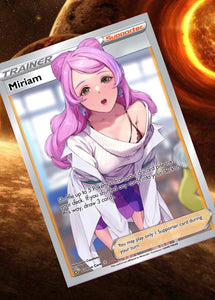 MIRIAM GX EX VMAX  POKEMON CARD TRAINER CARD