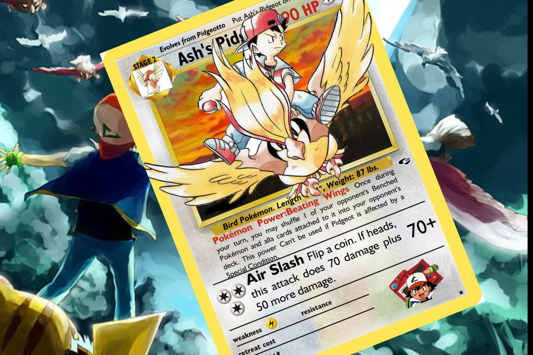 <transcy>ASH KETCHUM GX EX VMAX POKEMON-KARTE</transcy>