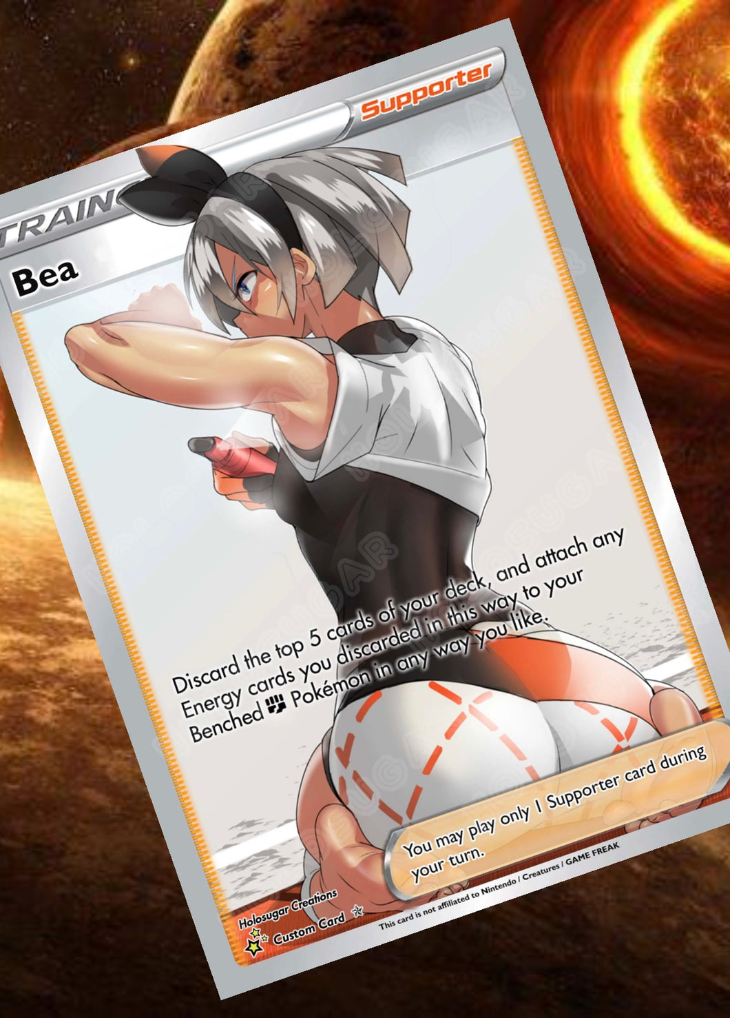 BEA GX EX VMAX  POKEMON CARD TRAINER CARD