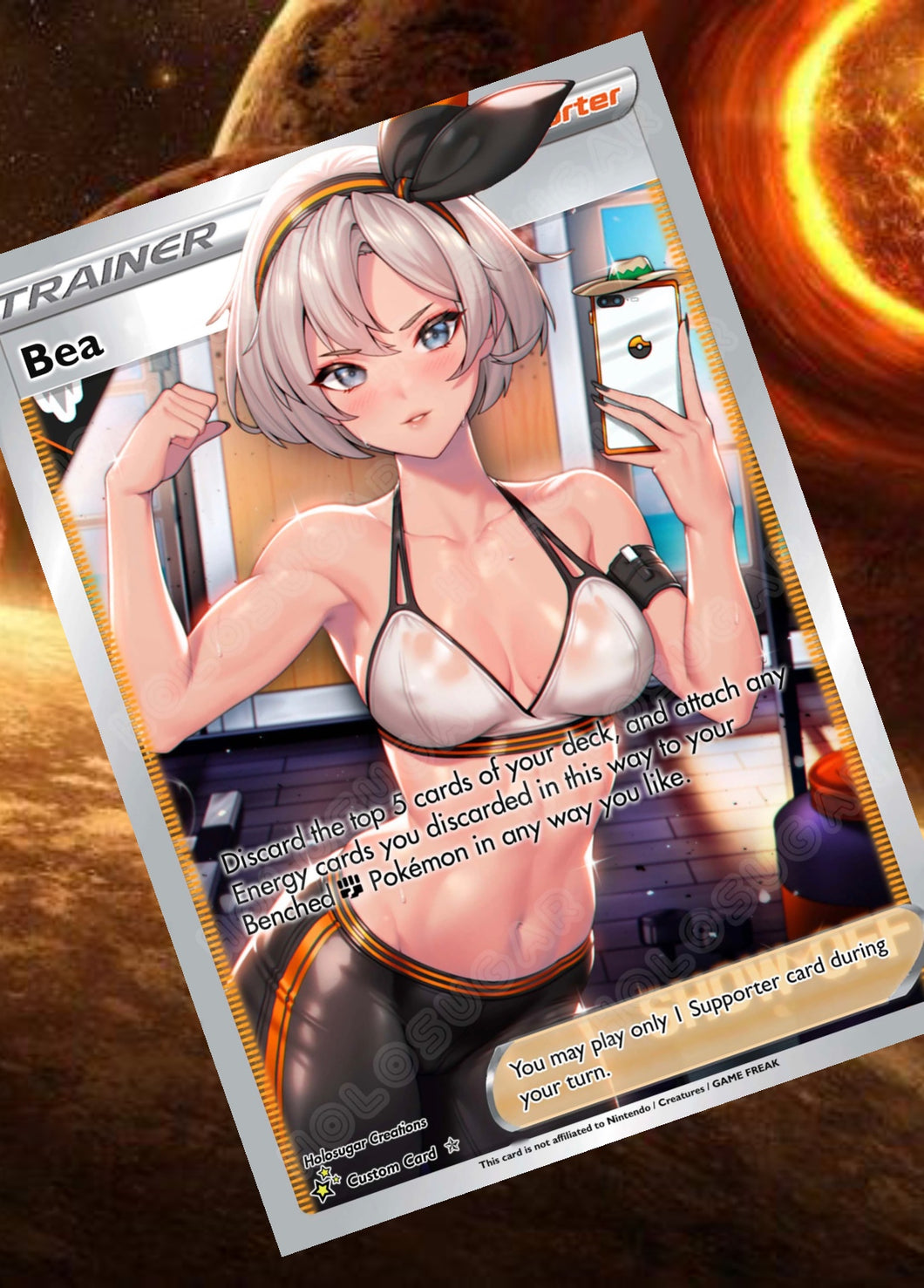 BEA GX EX VMAX  POKEMON CARD TRAINER CARD