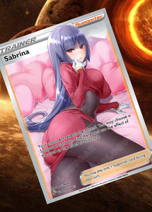 SABRINA GX EX VMAX  POKEMON CARD TRAINER CARD