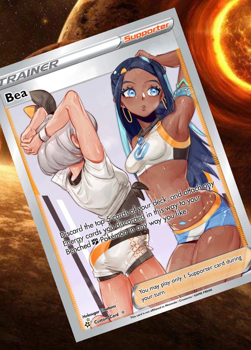 BEA GX EX VMAX  POKEMON CARD TRAINER CARD