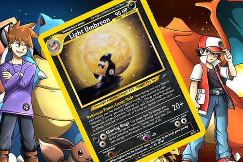 LIGHT UMBREON GX EX VMAX  POKEMON CARD