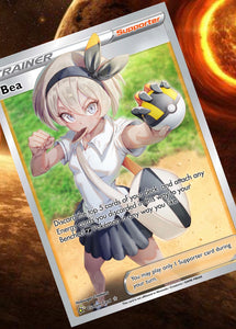 BEA GX EX VMAX  POKEMON CARD TRAINER CARD