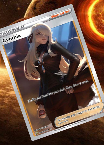 CYNTHIA GX EX VMAX  POKEMON CARD TRAINER CARD