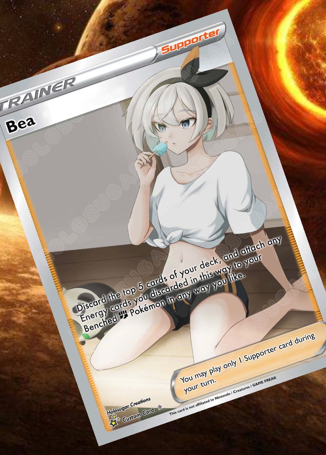 BEA GX EX VMAX  POKEMON CARD TRAINER CARD