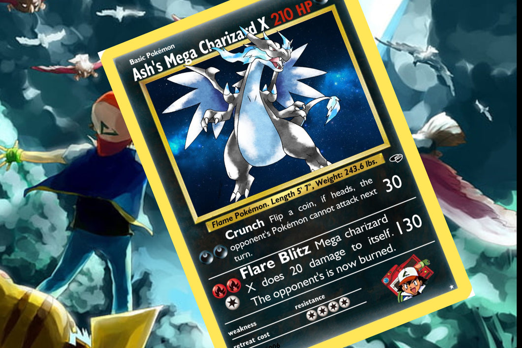 <transcy>ASH KETCHUM GX EX VMAX POKEMON-KARTE</transcy>