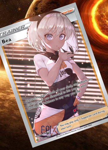 BEA GX EX VMAX  POKEMON CARD TRAINER CARD