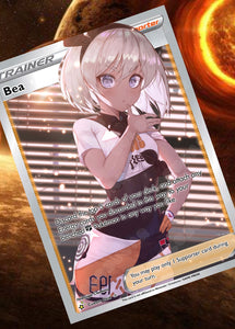 BEA GX EX VMAX  POKEMON CARD TRAINER CARD