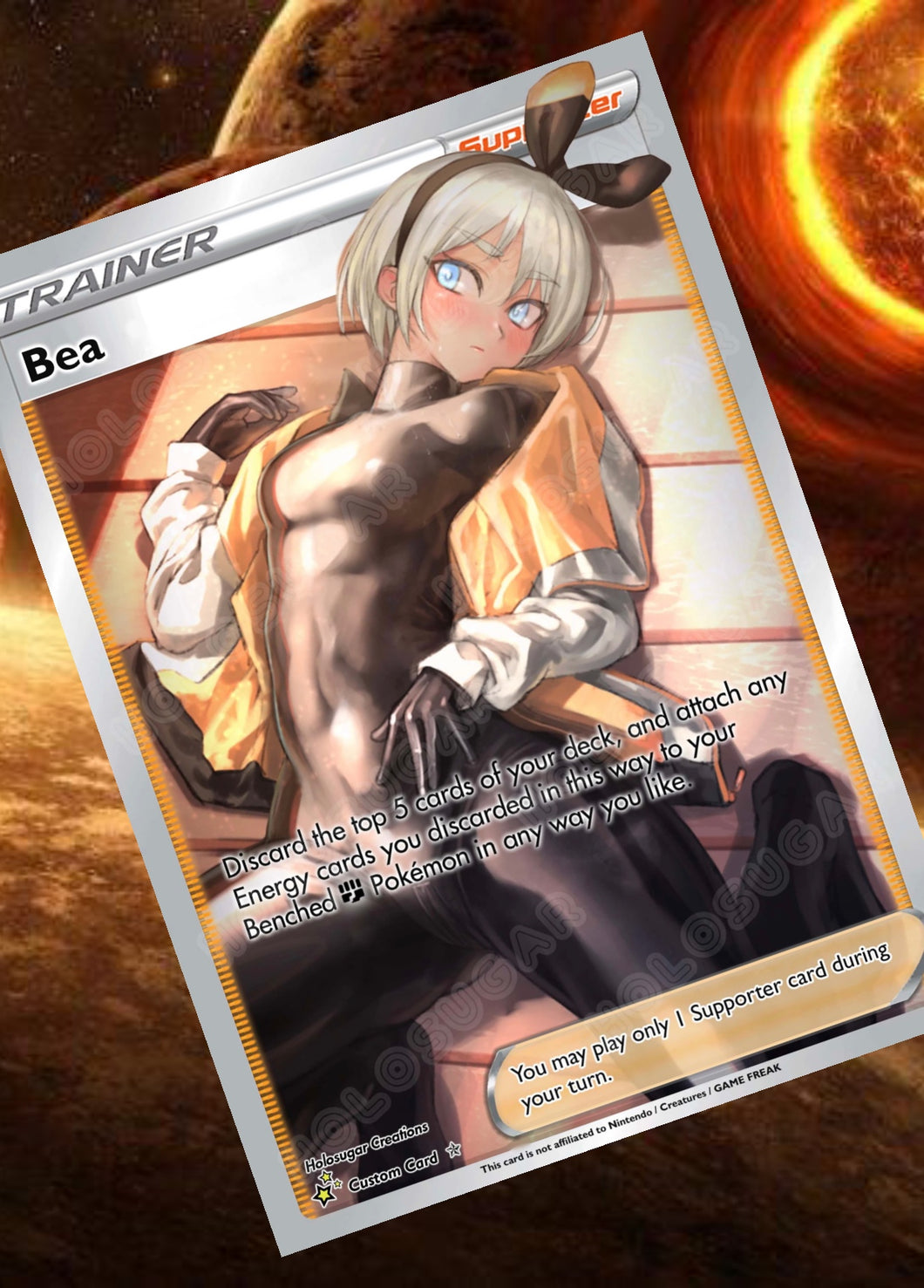 BEA GX EX VMAX  POKEMON CARD TRAINER CARD