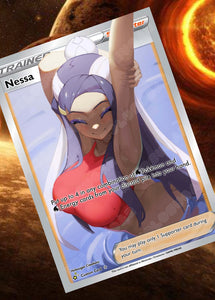 NESSA GX EX VMAX  POKEMON CARD TRAINER CARD