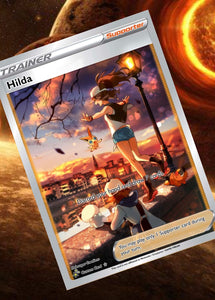 HILDA GX EX VMAX  POKEMON CARD TRAINER CARD