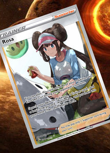 ROSA GX EX VMAX  POKEMON CARD TRAINER CARD