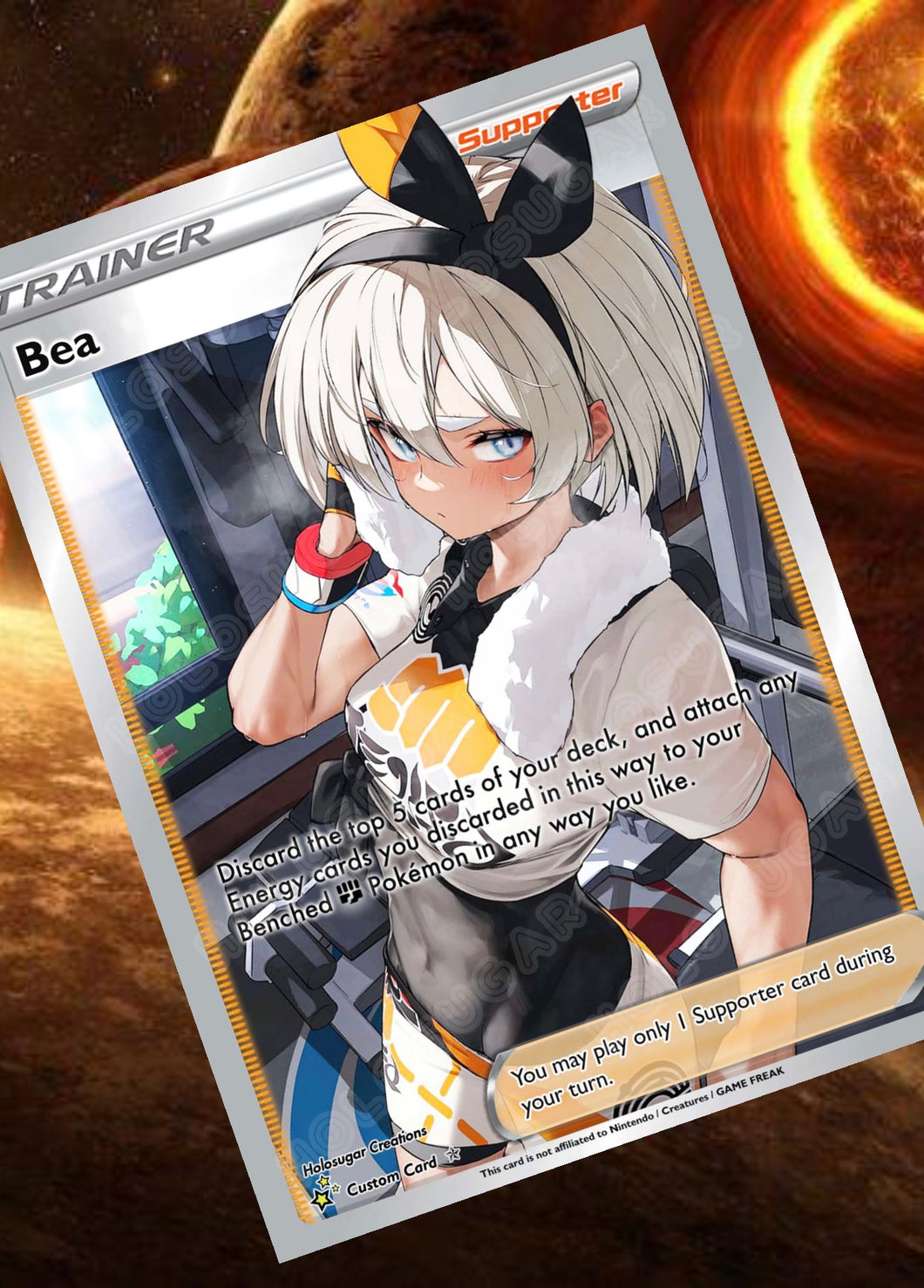 BEA GX EX VMAX  POKEMON CARD TRAINER CARD