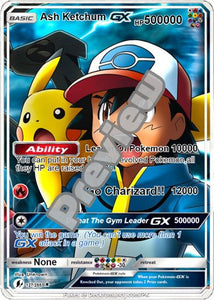 Ash Ketchum GX Pokemon Card