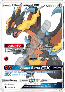 ULTRA CHARIZARD GX EX VMAX POKEMON CARD