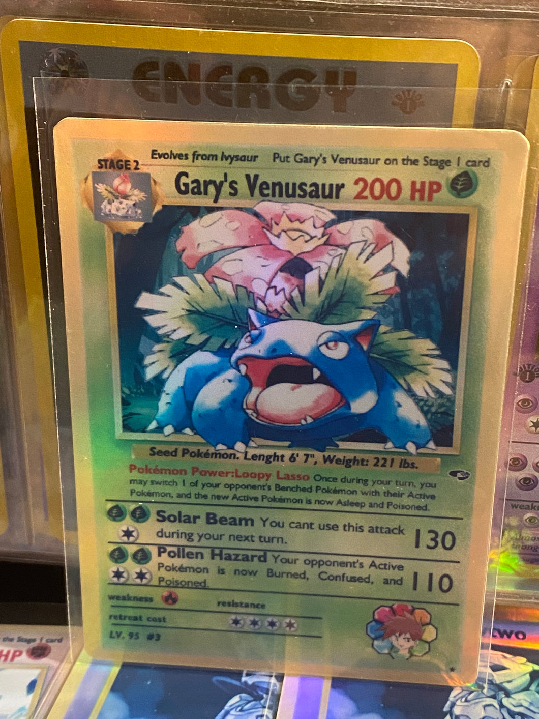 GARY VENUSAUR GX EX VMAX  POKEMON CARD