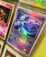 Carica l&#39;immagine nel visualizzatore di Gallery, RED MEWTWO ASH KETCHUM GX EX VMAX  POKEMON CARD