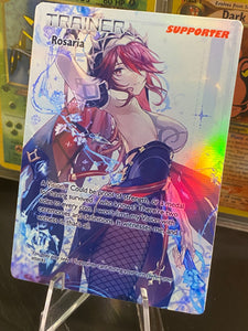 ROSARIA GX EX VMAX  POKEMON CARD GENSHIN