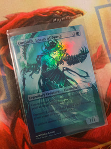 OMNATH LOCUS OF MANA MTG PLANESWALKER MAGIC THE GATHERING CARD CUSTOM