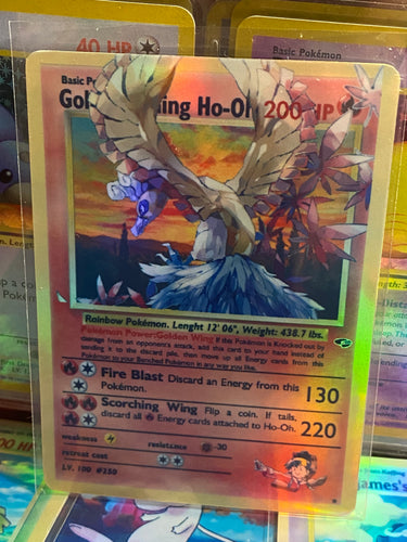 GOLD SHINING HO-OH GX EX VMAX  POKEMON CARD