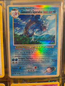 GIOVANNI GYARADOS ASH KETCHUM GX EX VMAX  POKEMON CARD