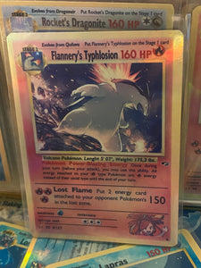 FLANNERY TYPHLOSION ASH KETCHUM GX EX VMAX  POKEMON CARD