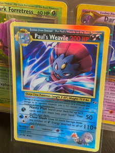 PAUL WEAVILE GX EX VMAX  POKEMON CARD