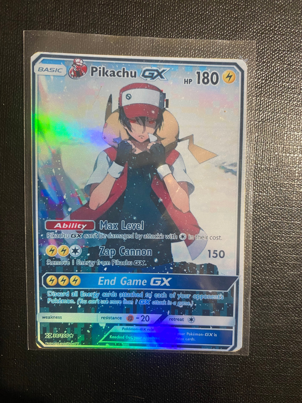 <transcy>ASH KETCHUM GX EX VMAX POKEMON-KARTE</transcy>