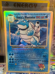 GARY BLASTOISE GX EX VMAX  POKEMON CARD