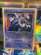 Load image into Gallery viewer, GIOVANNI ROCKET MEWTWO ASH KETCHUM GX EX VMAX  POKEMON CARD